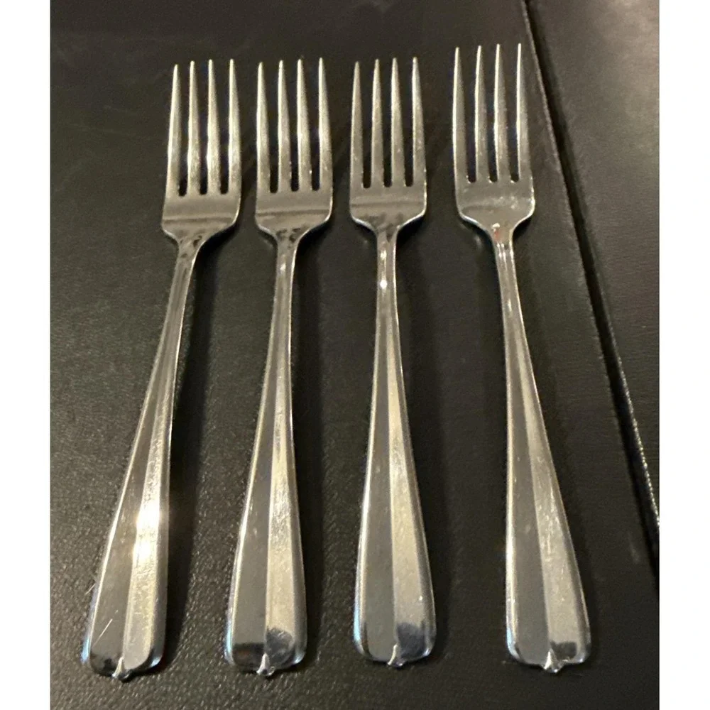 Oneida Gala Impulse Dinner Forks Fork Stainless Flatware Silverware Set Of 4